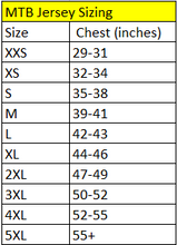 Load image into Gallery viewer, MTBJerseySizeChart2